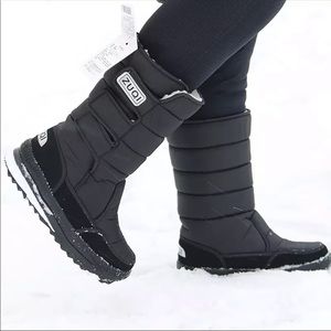 men's waterproof platform snow boots